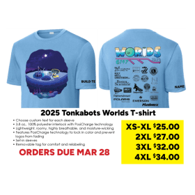 2XL 2025 WORLDS Tshirt item