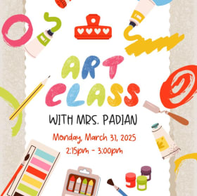Afternoon Art Class with Mrs. Padian #3 item