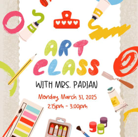 Afternoon Art Class with Mrs. Padian #4 item