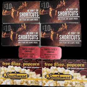 Dinner & A Movie $75 Value item