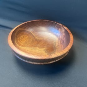 Item 202: Handcrafted Black Walnut Salad Bowl item