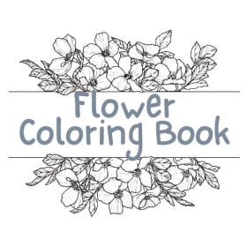Flower Coloring Book item