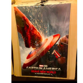 CAPTAIN AMERICA BRAVE NEW WORLD (2025) POSTER 2 27x40 IN D/S item