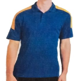 Blue/Gold Polo Men's (3XL) item