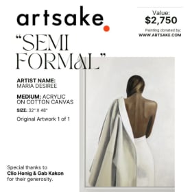 ORIGINAL ARTWORK: SEMI FORMAL - Value: $2,750 item
