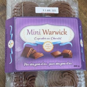 Cupcakes au chocolat - Mini Warwick item