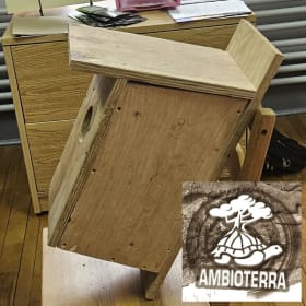 #177 - Wooden nesting box for Wood Ducks item