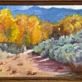 12. Original Painting: Aspens in Arroyo item