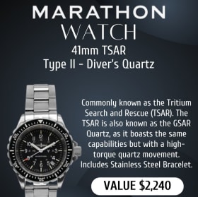 MARATHON WATCH  - Value: $2,240 item