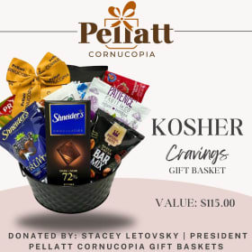 KOSHER CRAVINGS GIFT BASKET - Value: $115 item