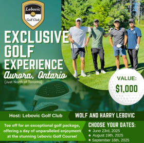 EXCLUSIVE GOLF EXPERIENCE - Value: $1,000 item
