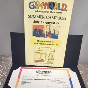 Gymworld: 2025 1-Week FULL DAY Summer Camp Voucher item