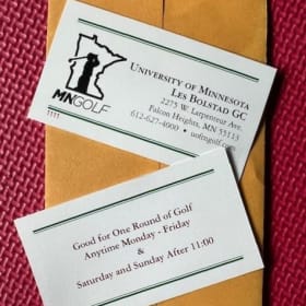 U of M Golf Course - One Foursome - $180 Value item