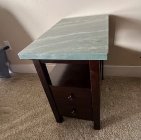 #28 Brazilian Stella Maestro Stone Side Table item