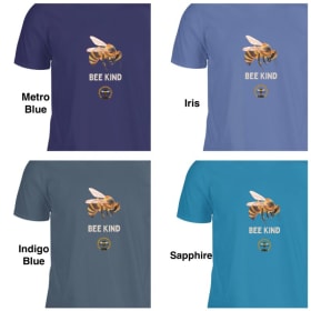 Unisex Cotton T-shirt, short sleeve - "Bee Kind" item