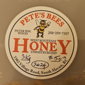 Pete's Bees Honey - $50 3kg #2 item