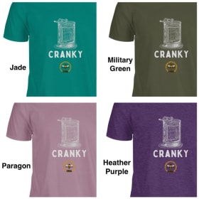 Unisex Cotton T-shirt, short sleeve - "Cranky" item