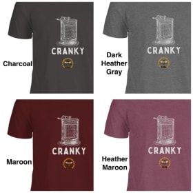 Unisex Cotton T-shirt, short sleeve - "Cranky" item