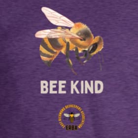 Women's Cotton T-shirt, short sleeve - "Bee Kind" item