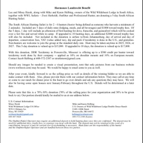 African Safari Hunt item