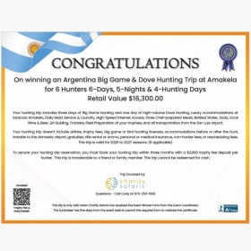 Estancia Amakela Argentina Big Game & High-Volume Dove Hunt item