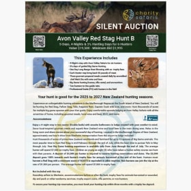 Avon Valley New Zealand Safaris Red Stag Hunt B item