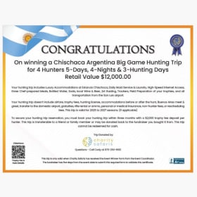 Estancia Chischaca Argentina Big Game Hunt item