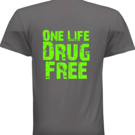 One Life Drug Free T-Shirt item