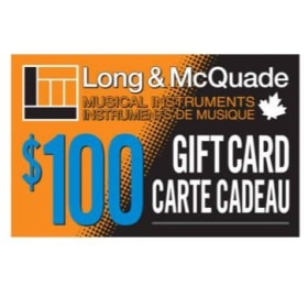 $100 gift card to Long & McQuade item