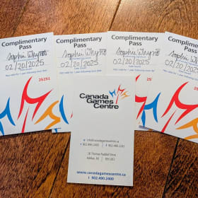 Canada Games Centre Day Passes (5) item