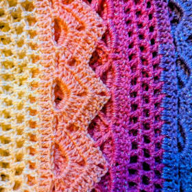 Hand Crocheted Shawl item