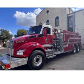 Firetruck Ride To School item