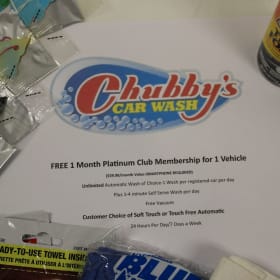 “Chubby’s Carwash Package” item