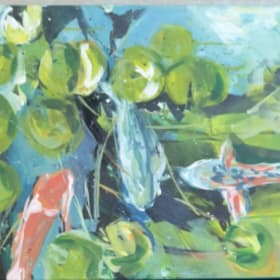 Jose Trujillo Artwork - 𝑾𝒂𝒕𝒆𝒓 𝑳𝒊𝒍𝒊𝒆𝒔 𝑷𝒐𝒏𝒅 item