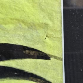 Rooster, watercolor on tissue Jose Illa Desetvin item