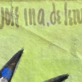 Rooster, watercolor on tissue Jose Illa Desetvin item