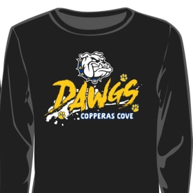 PRE-SEASON SPECIAL - Black LS Dri-Fit "DAWGS" Shirt item