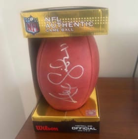 NFL Football signed by Alex Smith item