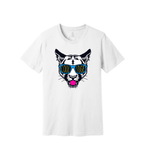 Coolidge Cougar White Adult T-Shirt item