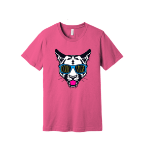 Coolidge Cougar Pink Adult T-Shirt item