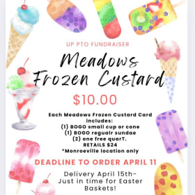 Meadows Frozen Custard Card item