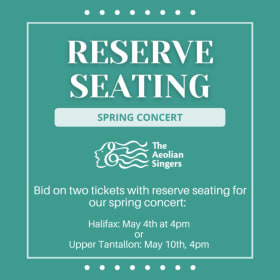 Aeolian Singers Concert tickets with preferred seating #2 item