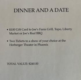 Dinner and a Date item
