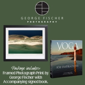 FRAMED PRINT (YOGA) & SIGNED BOOK - Value: $500 item