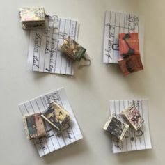 Handcrafted book earrings item