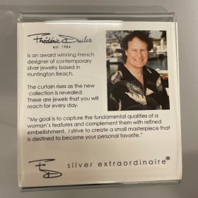 JWR Jewelry Two-Tone Paperclip Sterling Silver/Gold Plated item