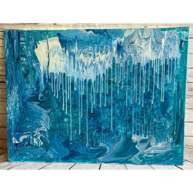 8th Grade Contemporary Art "Artic Frost" item