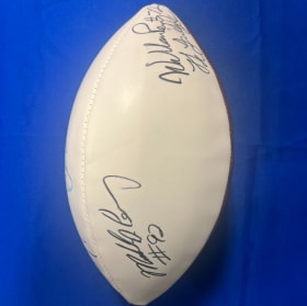 Autographed Football item