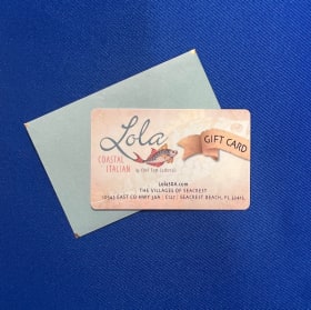Lola Coastal Italian Restaurant Gift Card - $100 Value item