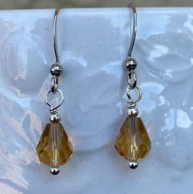 52) Chalcedony Necklace with Earrings, Bracelet, & Ring item